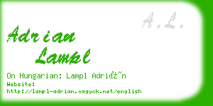 adrian lampl business card